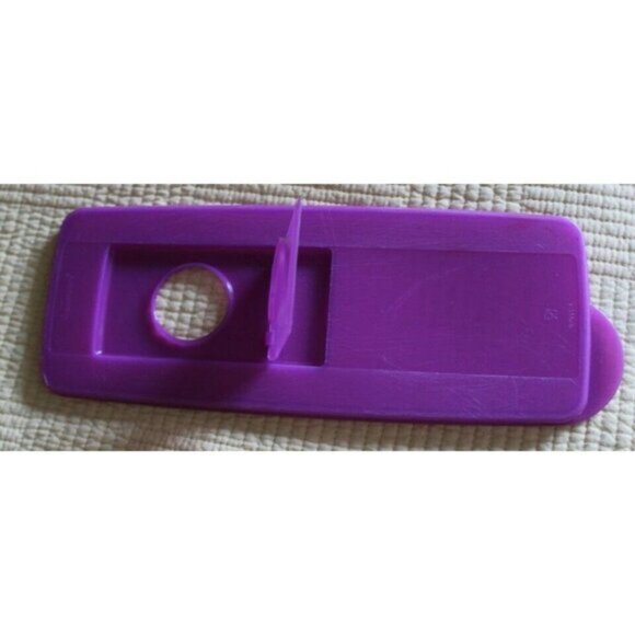 2 Tupperware 2705c-1 Purple Lids Only Fresh N Pure Ice Cube Tray Replacement - Picture 2 of 3